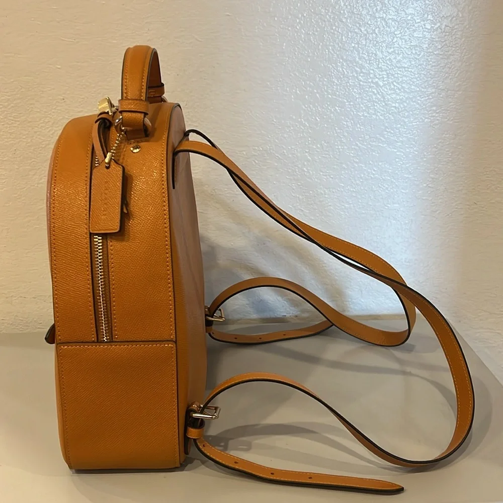 Coach leather backpack